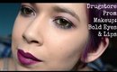 Drugstore Prom Makeup: Bold Eyes & Lips