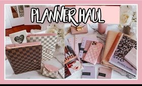 HUGE PLANNER HAUL | AMAZON, CLOTH & PAPER, MINTED SUGAR, SIMPLY GILDED