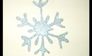 Glitter Snowflake Wall Stick Ons