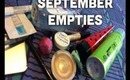 September Empties