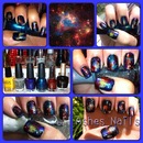 Inspired Galaxy Nail Art