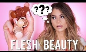 FLESH MAKEUP REVIEW! NEW FOUNDATION, SWATCHES, & MORE!