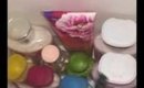 January Vlog 2 Make Shift Lotion Perfume Storage using Cute Shopping Bags