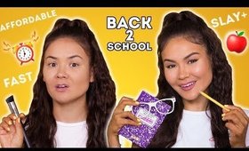 10 MINUTE SLAY BACK TO SCHOOL MAKEUP TUTORIAL | Maryam Maquillage