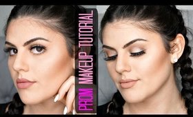 Prom Makeup Tutorial | Baby Pink Halo Eye + Nude Lip