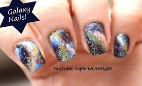 Galaxy Nail Art Tutorial | No Drawing!