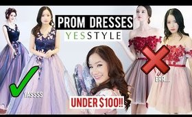 Try on: Prom Dresses under $100 from YESSTYLE | Was it worth it?