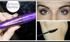 60 Sec. Review: Rimmel SuperCurler Mascara Review | Bailey B.