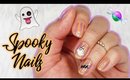 Spooky Minimal Nail Art | Halloween Nails 2017 ♡
