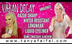 Urban Decay | Razor Sharp Liquid Liner | Review | First Impression | Swatches | Tanya Feifel-Rhodes