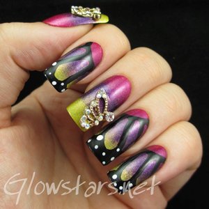 Read the blog post at http://glowstars.net/lacquer-obsession/2014/12/featuring-born-pretty-store-butterfly-wing-nail-art-decorations/