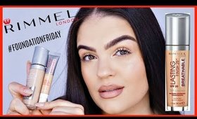 NEW Rimmel Lasting Finish 25HR Breathable Foundation REVIEW