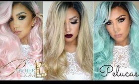 Pelucas POWDER ROOM D Primera Impresion (3 modelos) / 3 NEW WIGS (swatches) | auroramakeup