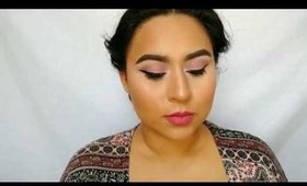 Soft romantic makeup look