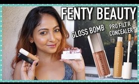 FENTY BEAUTY REVIEW | PRO FILTER CONCEALER & GLOSS BOMB | Stacey Castanha