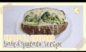 EASY Broccoli Cheddar Baked Potato Recipe