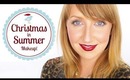 CHRISTMAS IN SUMMER! A Bronzed Festive Makeup Tutorial