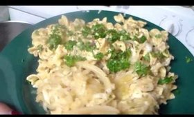 Vegetarian Stroganoff 'n Kraut