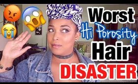 The Curly Hairstyle that RUINED my HIGH POROSITY Natural Hair   || MelissaQ