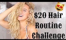 $20 DRUGSTORE Hair Routine Challenge | India Batson