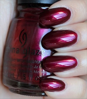 See my in-depth review & more swatches here: http://www.swatchandlearn.com/china-glaze-red-y-willing-swatches-review/