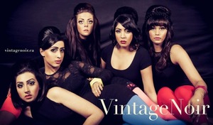 Hair and Makeup by Vintage Noir.  Photography by Flashing Lights  