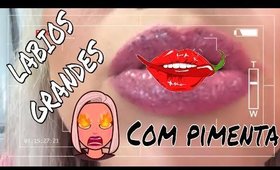 Como aumentar seus labios em casa com pimenta