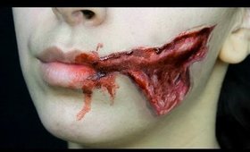 FX Makeup using Body Paint: Face Wound