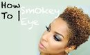 How To | Smokey Eye With Blue Brown Pigment