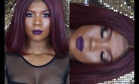 Burgundy | Flawless Fall Makeup Tutorial | Bobbi Boss Copper  BA1410 | WOC | SistaWigs.Com