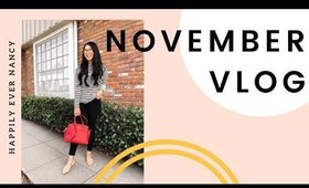 NOVEMBER VLOG | Foodie Dates, Target Runs & Thanksgiving!