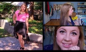 First Day of School: Hair, Makeup, and Outfit