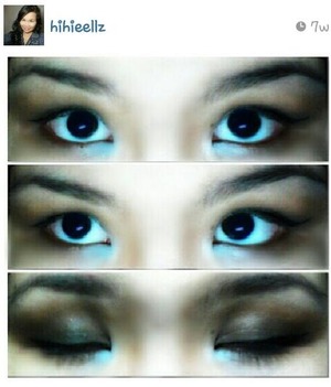 first attempt haha I'm so glad about the outcome follow me on instagram! @hihieellz @hihieellz