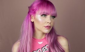 Trying Lime Crime Unicorn Hair in JUICY