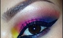 Colorful Summer Nights Makeup Look using Raving Beauty Cosmetics