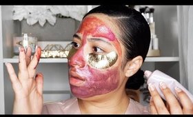 #MASKMONDAY TRYING A PEEL-OFF MASK!