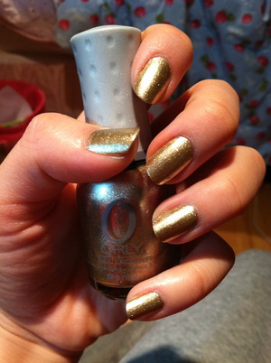Closest I'll get to a foil! 
Color: Orly Luxe