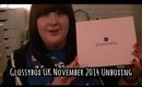 Glossybox UK November 2014 Unboxing