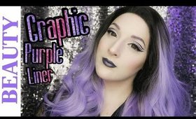 Graphic Purple Liner | Makeup Tutorial
