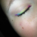 Rainbow eyeliner 