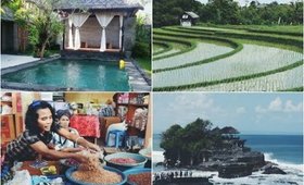 Bali Vlog: Villa Tour, Tanah Lot & Local Market | Day 2
