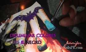 NAILS ~ HALLOWEEN WHIMSY OWL SPANISH