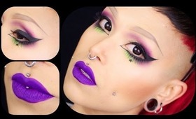 Updated Extreme Winged Liner and Purple Lips