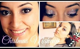 ❅ Debbymas #4 - Christmas Glittery Makeup Tutorial ❅