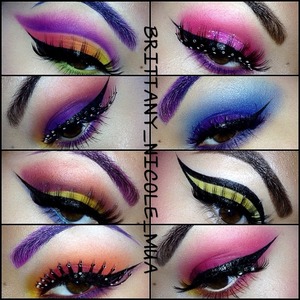 Follow me on Instagram brittany_nicole_mua for bold, colorful, & dramatic makeup looks!