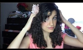 4 romantic + quick curly summer hairstyles!