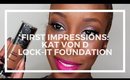 First Impressions: Kat Von D Lock-It Foundation