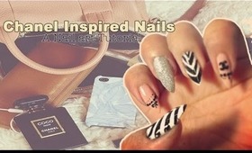 ♚ Diy Chanel & Chevron Claw Nail Art Tutorial ♚