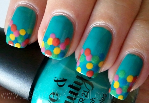 Skittle NOTD for IG Challenge | Krystal C.'s (BeautyByKrystal) Photo ...