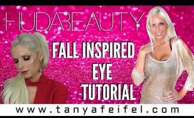 Huda Beauty | Fall Inspired | Eye Tutorial | Golds & Reds | Tanya Feifel-Rhodes